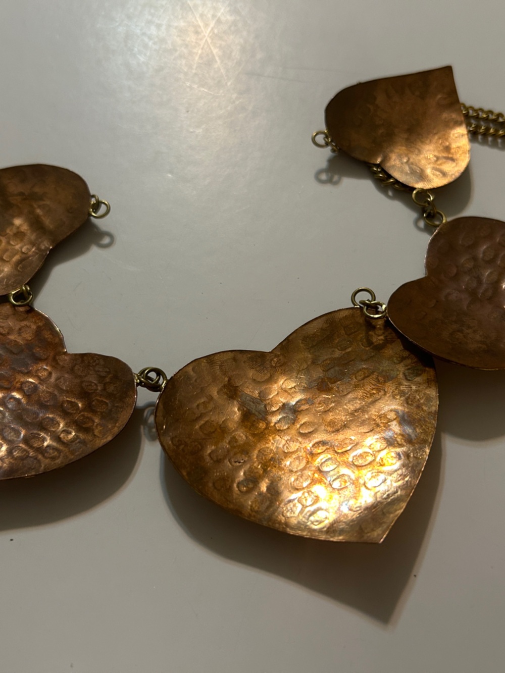 Gold-Tone Statement Pendant Necklace with Silver Accents - Picture 2 of 6